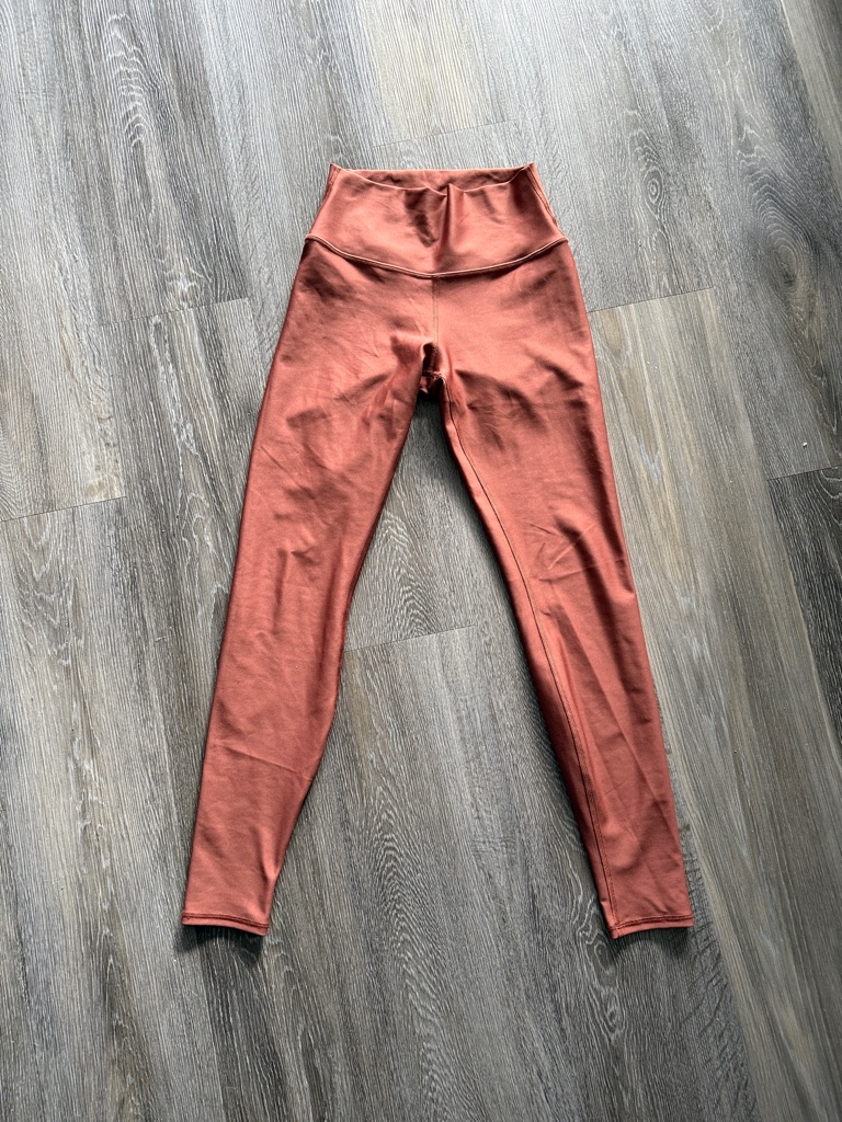 Alo Yoga High-Rise Leggings In Terracotta